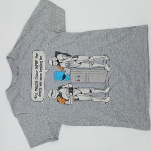 Men's Grey Star Wars Stormtrooper T-Shirt (M)